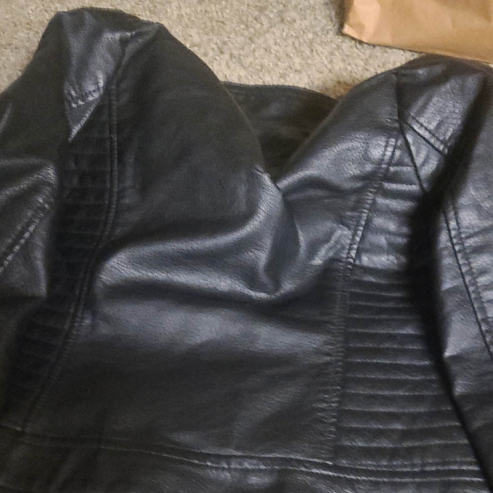 one 5 one Black Leather Belt